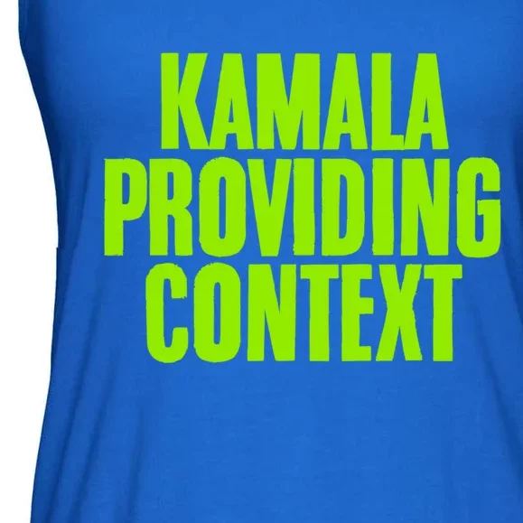 Kamala Providing Context Kamala Meme Gen Z Kamala President Gift Ladies Essential Flowy Tank