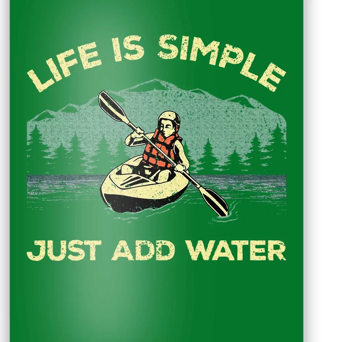 Kayaking Paddling Canoeing Lover Poster