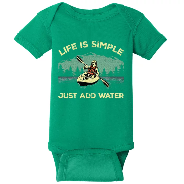 Kayaking Paddling Canoeing Lover Baby Bodysuit