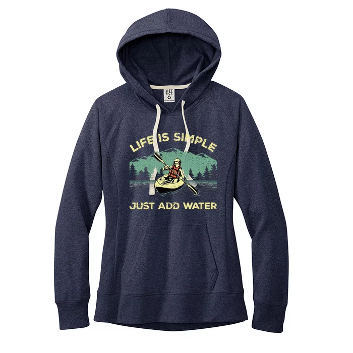 Kayaking Paddling Canoeing Lover Women's Fleece Hoodie