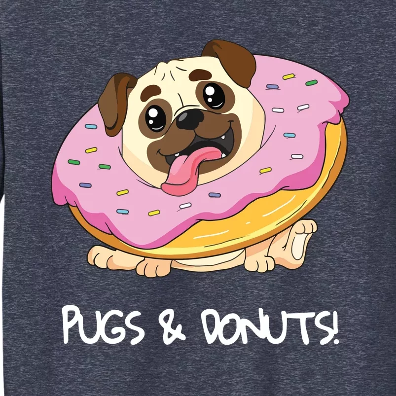 Kids Pugs Donuts Shirts Pug Lover Candy Fan Girl Woman Sweatshirt