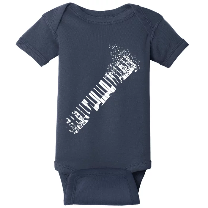 Keyboard Piano Design For Men Women Kids Baby Bodysuit