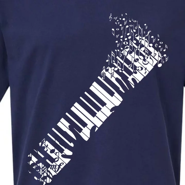 Keyboard Piano Design For Men Women Kids Sueded Cloud Jersey T-Shirt