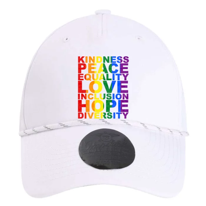 Kindness Peace Equality Love Quote Performance The Dyno Cap