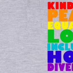 Kindness Peace Equality Love Inclusion Hope Diversity Softstyle Adult Sport Polo