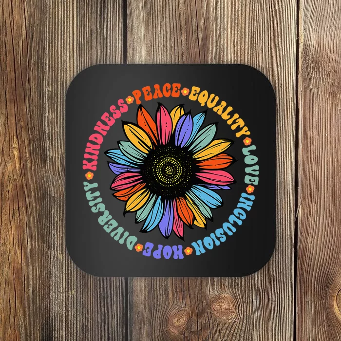 Kindness Peace Equality Love Hope Diversity Human Rights Coaster