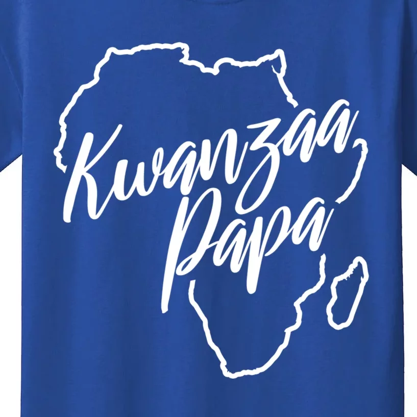 Kwanzaa Papa Funny Africanamerican Dad Great Gift Kids T-Shirt