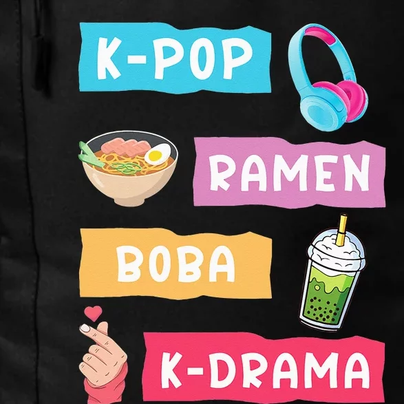 K Pop Fashion For Fans Of Korean K Drama & K Pop Merchandise Daily Commute Backpack