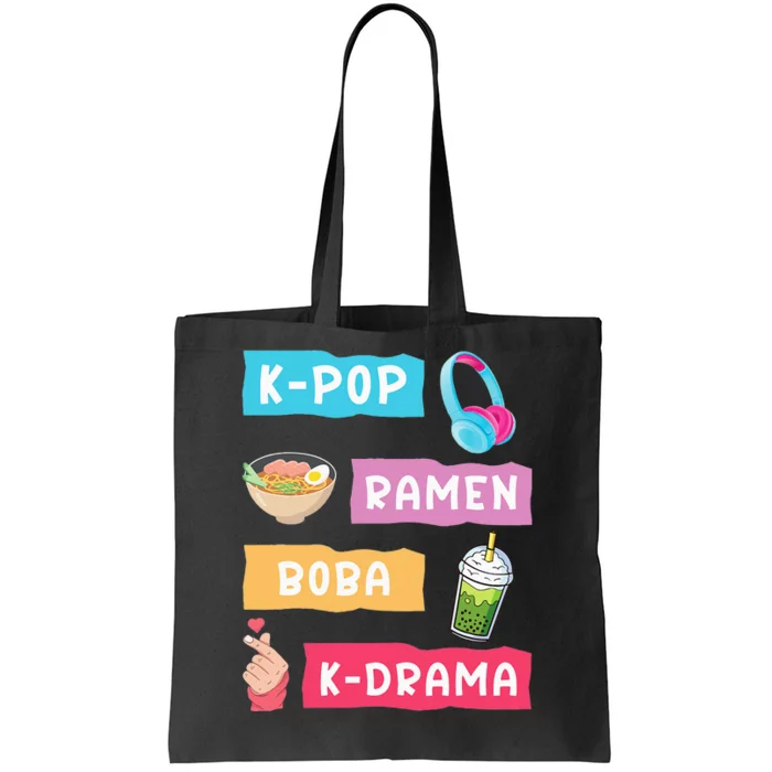 K Pop Fashion For Fans Of Korean K Drama & K Pop Merchandise Tote Bag