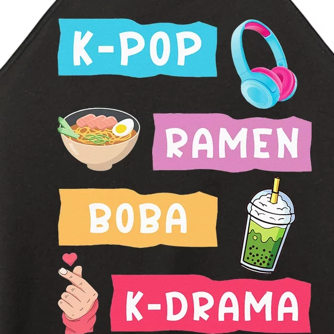 K Pop Fashion For Fans Of Korean K Drama & K Pop Merchandise Women’s Perfect Tri Rocker Tank