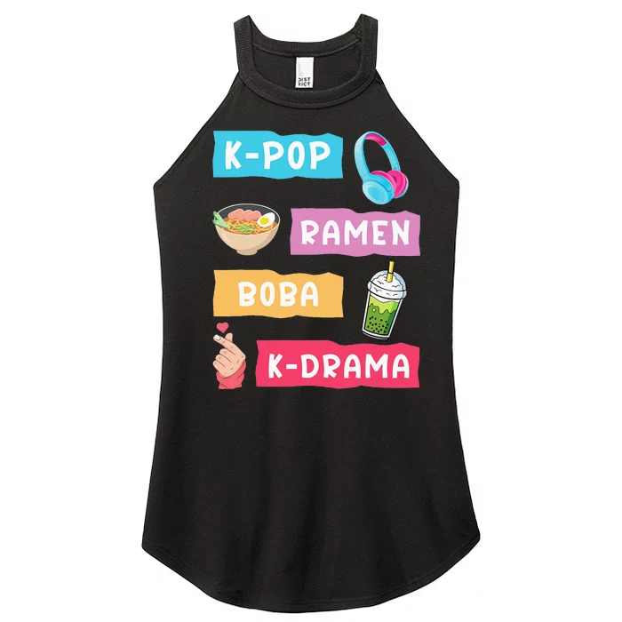 K Pop Fashion For Fans Of Korean K Drama & K Pop Merchandise Women’s Perfect Tri Rocker Tank