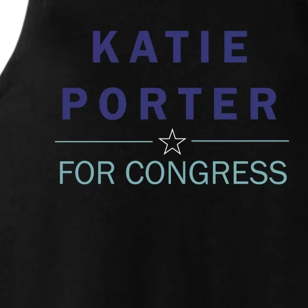 Katie Porter For Congress Ladies Tri-Blend Wicking Tank