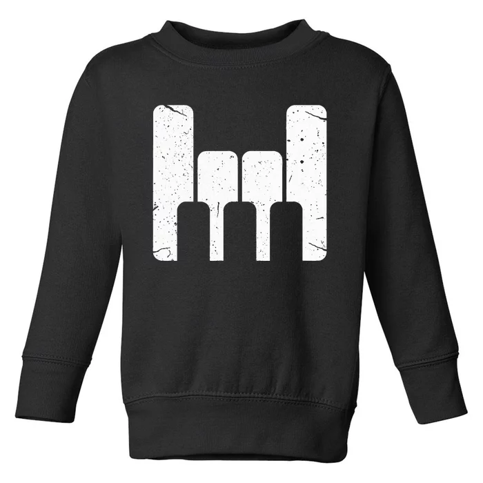 Keyboard Pianist Funny Musician Piano Rock Music Gift Toddler Sweatshirt