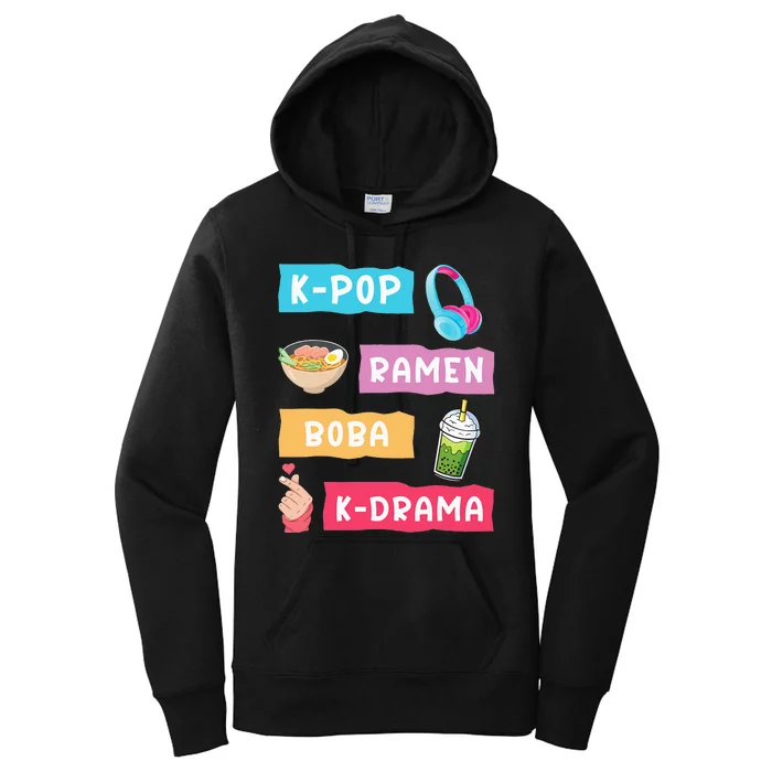 K Pop Fashion For Fans Of Korean K Drama & K Pop Merchandise Women's Pullover Hoodie