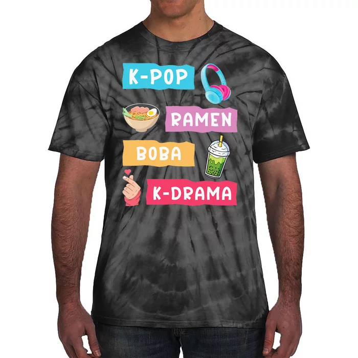 K Pop Fashion For Fans Of Korean K Drama & K Pop Merchandise Tie-Dye T-Shirt