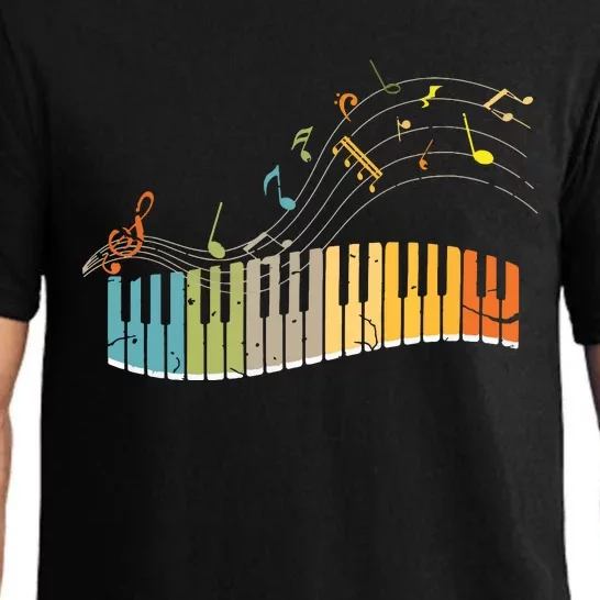 Keyboard Pianist Funny Musician Piano Art Music Pajama Set