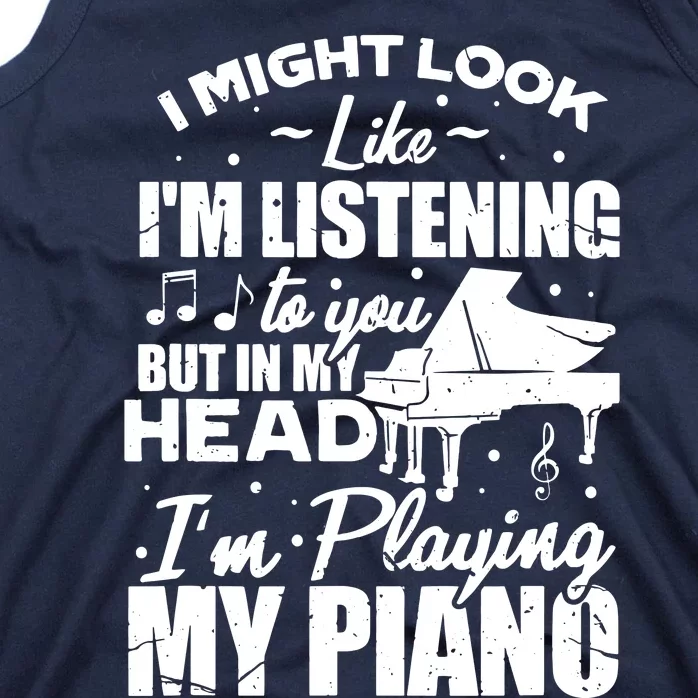 Keyboard Pianist Funny Musician Piano Music Tank Top