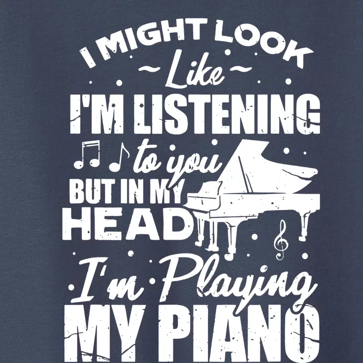 Keyboard Pianist Funny Musician Piano Music Toddler T-Shirt