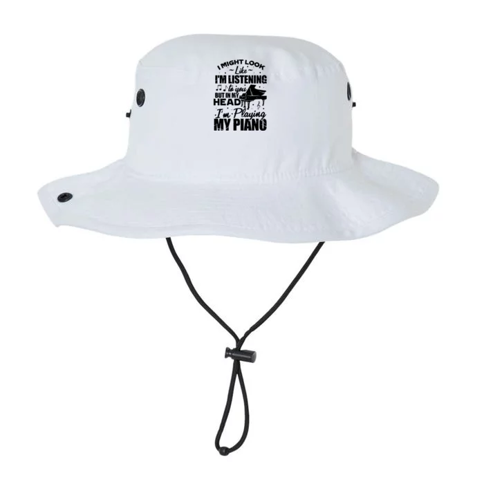 Keyboard Pianist Funny Musician Piano Music Legacy Cool Fit Booney Bucket Hat