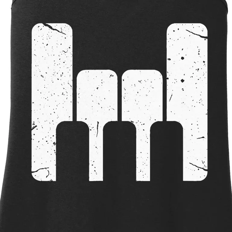 Keyboard Pianist Funny Musician Piano Rock Music Gift Ladies Essential Tank