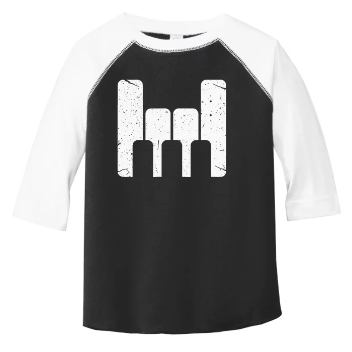 Keyboard Pianist Funny Musician Piano Rock Music Gift Toddler Fine Jersey T-Shirt