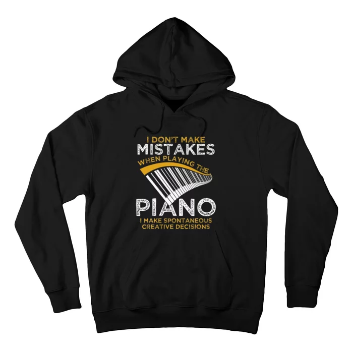 Keyboard Pianist Gifts Music Musician Piano Hoodie