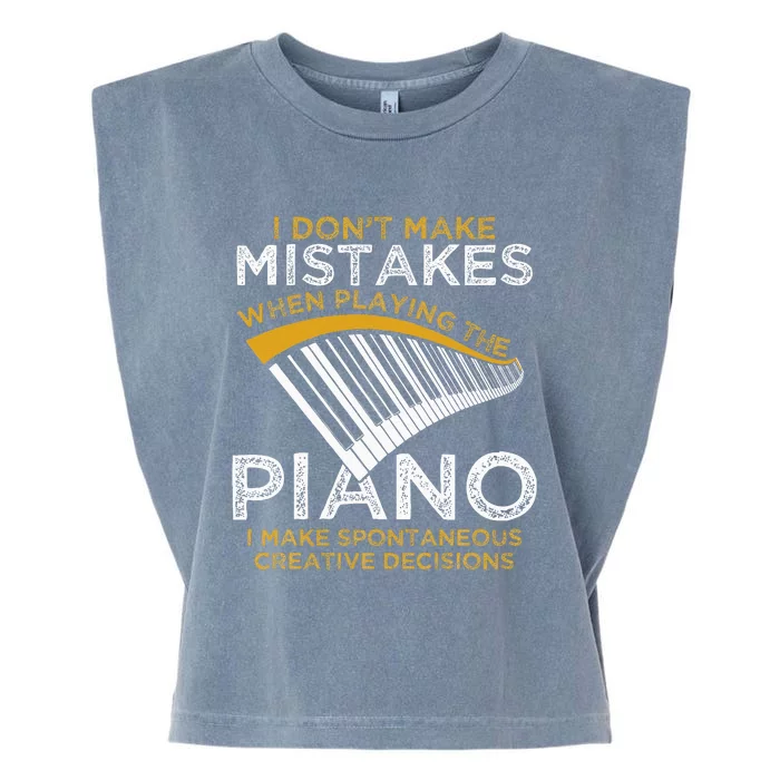 Keyboard Pianist Gifts Music Musician Piano Garment-Dyed Women's Muscle Tee