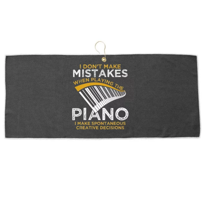 Keyboard Pianist Gifts Music Musician Piano Large Microfiber Waffle Golf Towel