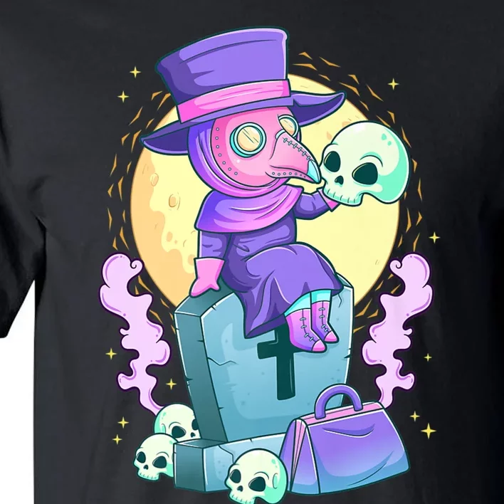 Kawaii Pastel Goth Cute Creepy Plague Doctor Skull Premium Tall T-Shirt