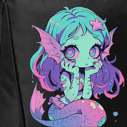 Kawaii Pastel Goth Creepy Cute Witchy Zombie Mermaid City Backpack