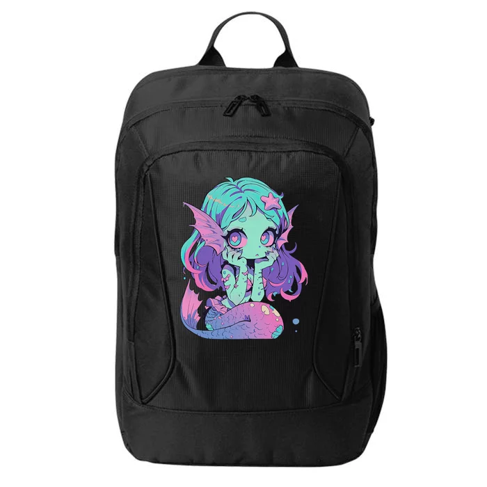 Kawaii Pastel Goth Creepy Cute Witchy Zombie Mermaid City Backpack