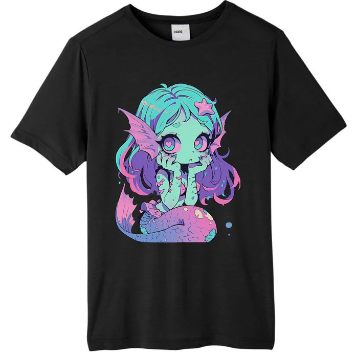 Kawaii Pastel Goth Creepy Cute Witchy Zombie Mermaid ChromaSoft Performance T-Shirt