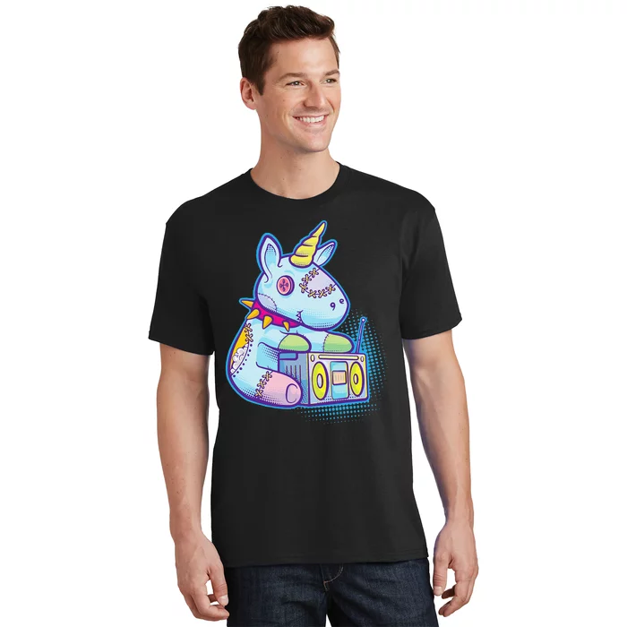 Kawaii Pastel Goth Unicorn Menhera Anime T-Shirt