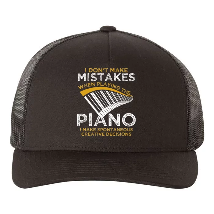 Keyboard Pianist Gifts Music Musician Piano Yupoong Adult 5-Panel Trucker Hat