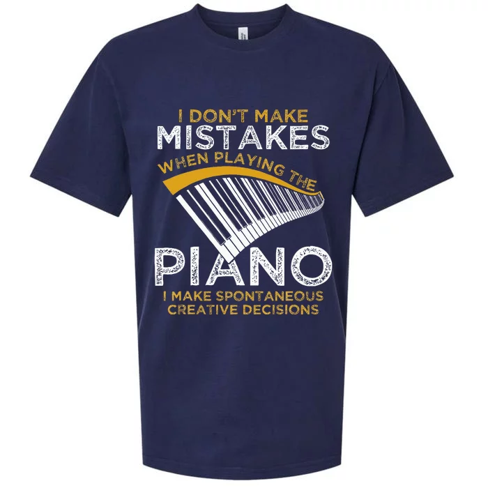 Keyboard Pianist Gifts Music Musician Piano Sueded Cloud Jersey T-Shirt