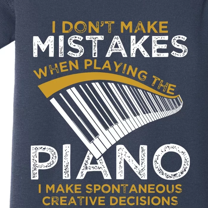 Keyboard Pianist Gifts Music Musician Piano Baby Bodysuit