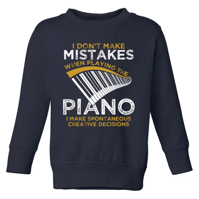 Keyboard Pianist Gifts Music Musician Piano Toddler Sweatshirt