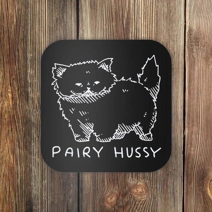 K45ink Pairy Hussy Cat Coaster