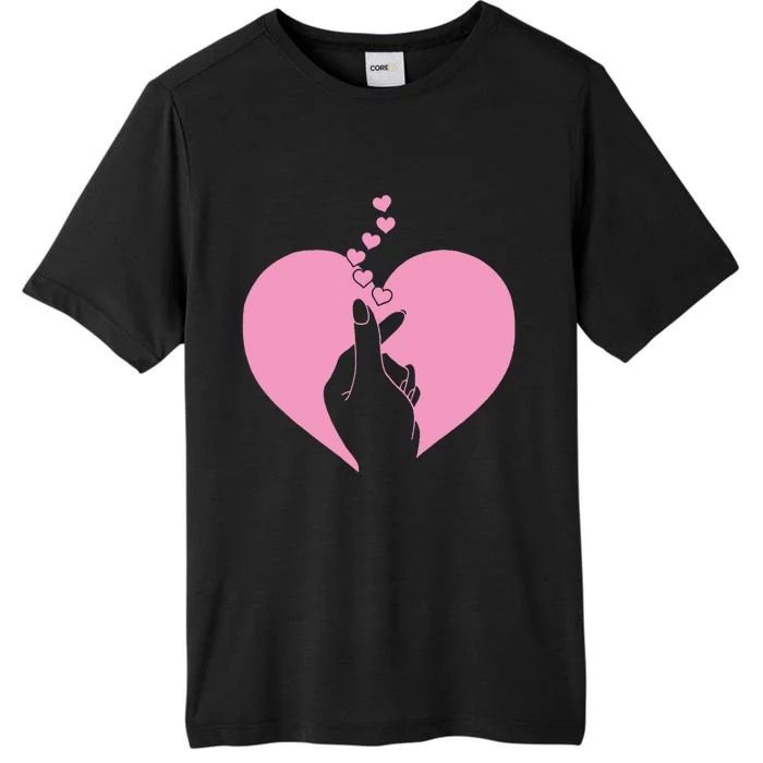 K Pop Heart Korean Pop Music Fan K Drama Cute ChromaSoft Performance T-Shirt