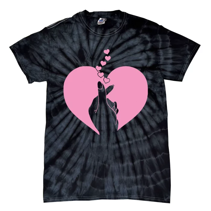 K Pop Heart Korean Pop Music Fan K Drama Cute Tie-Dye T-Shirt