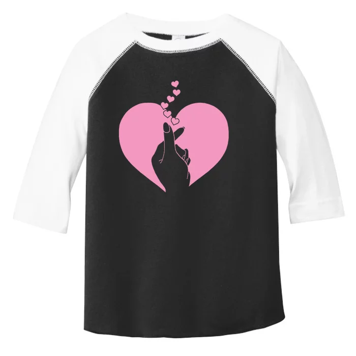 K Pop Heart Korean Pop Music Fan K Drama Cute Toddler Fine Jersey T-Shirt