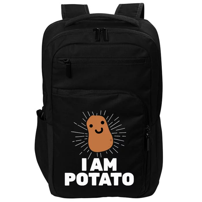 Kawaii Potato I Am Potato Funny Potato Impact Tech Backpack