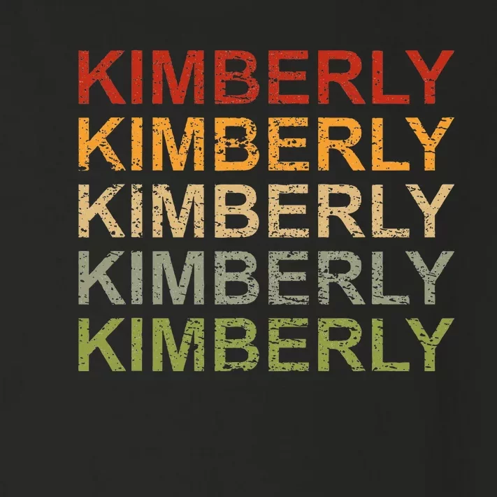 Kimberly Personalized Kimberly Name Girl Kimberly Toddler Long Sleeve Shirt