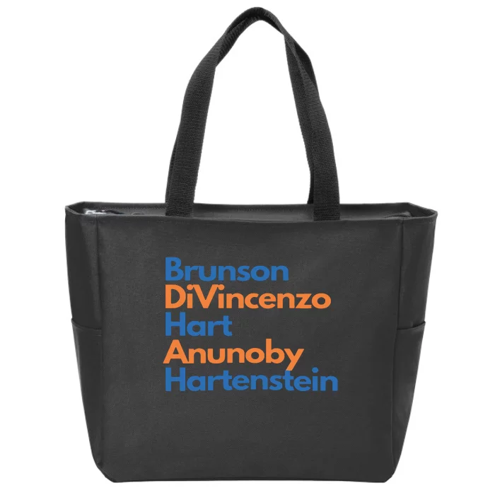 Knicks Playoff Knicks Fan Gift Ny Knicks Zip Tote Bag