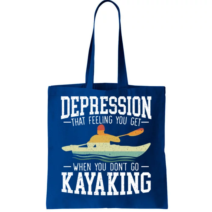 Kayaking Paddler Kayaker Boating Rafting Canoeing Kayak Gift Tote Bag