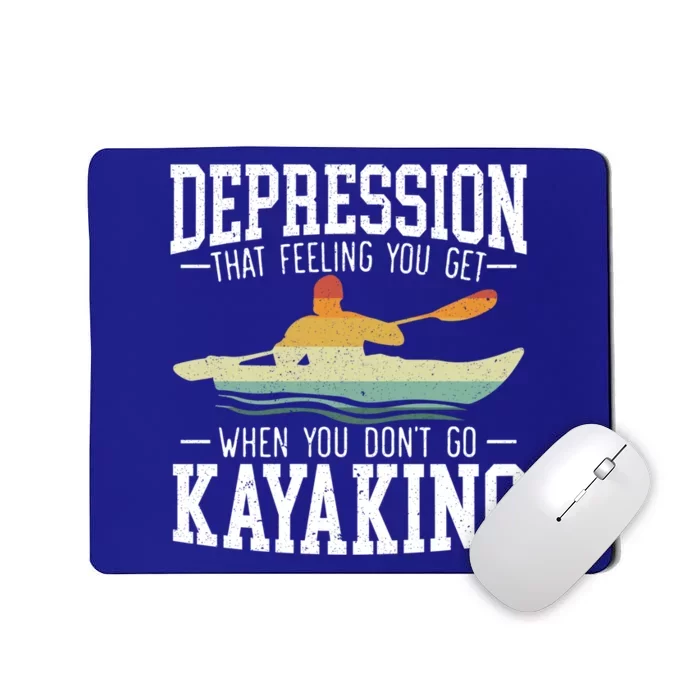 Kayaking Paddler Kayaker Boating Rafting Canoeing Kayak Gift Mousepad