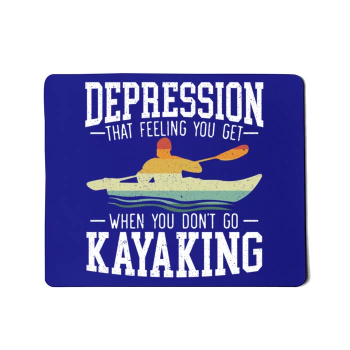 Kayaking Paddler Kayaker Boating Rafting Canoeing Kayak Gift Mousepad