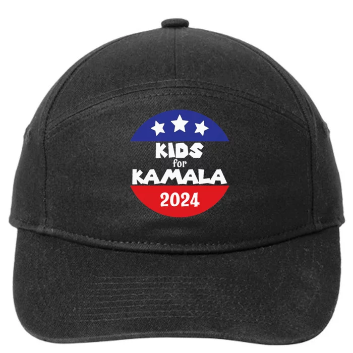 Kamala President Love Kamala Harris 7-Panel Snapback Hat