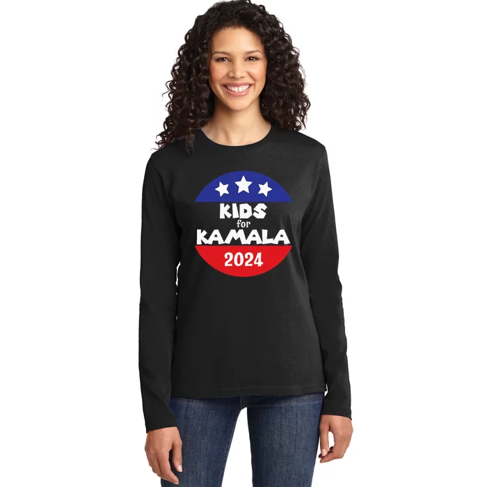 Kamala President Love Kamala Harris Ladies Long Sleeve Shirt