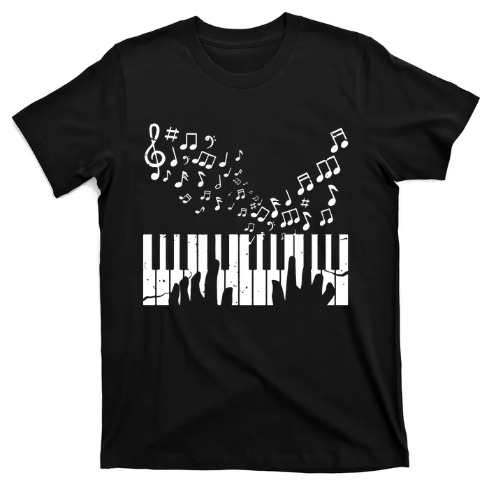 Keyboard Pianist Musician Piano Keys Gift T-Shirt